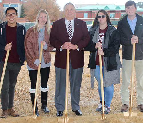 (2018) Student Participation in Richard A. Rula Engineering and Science Complex Groundbreaking – Starkville, MS