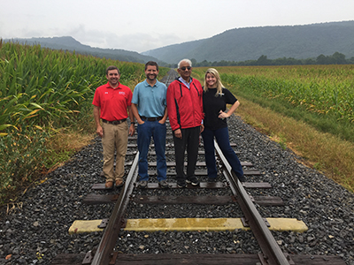 (2019) ERDC, WVU, and MSU-CMRC Composite Railroad Tie Research Collaboration – Moorefield, WV